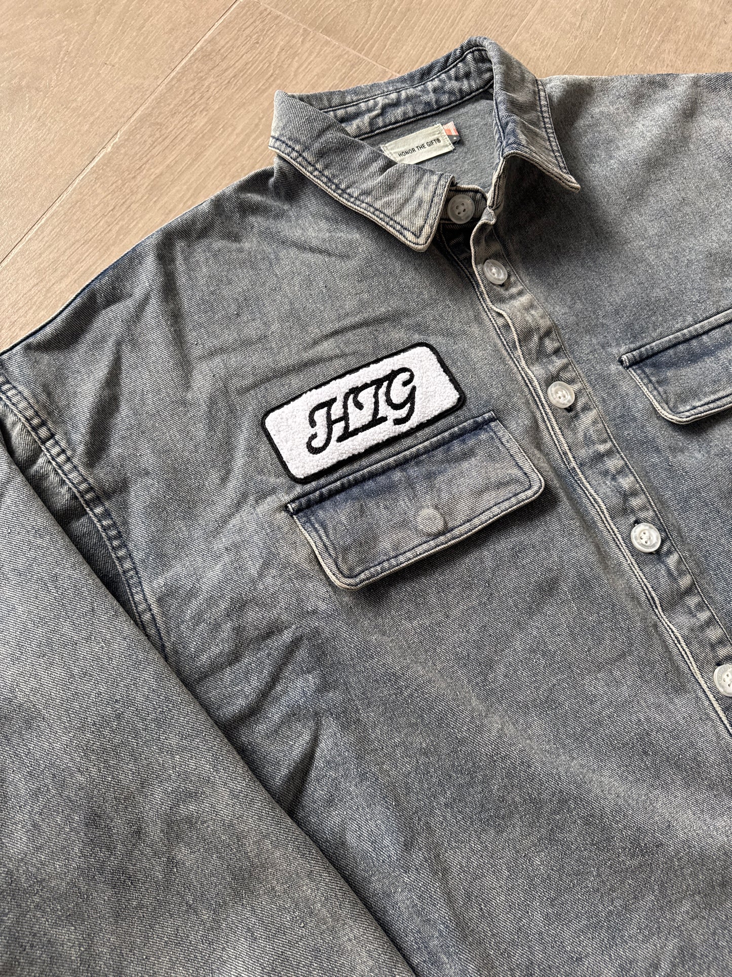 Honor The Gift Indigo Holiday Work Jacket