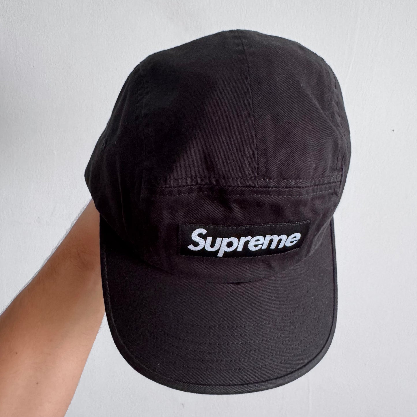 Supreme Black Camp Cap
