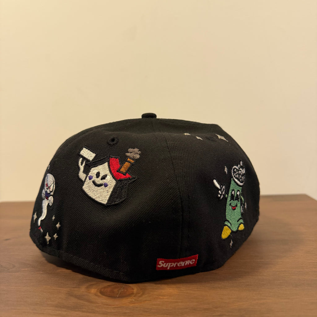 Supreme New Era S Logo Characters Black 7 5/8