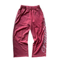 Jaded London Hardcore Jewel Monster Sweatpants Burgundy (S)
