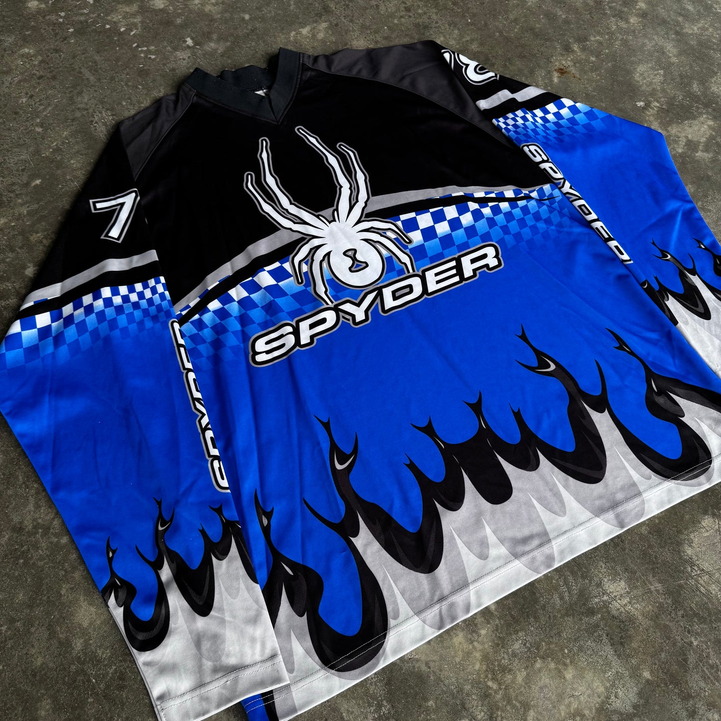 2000s Spyder Biker Jersey