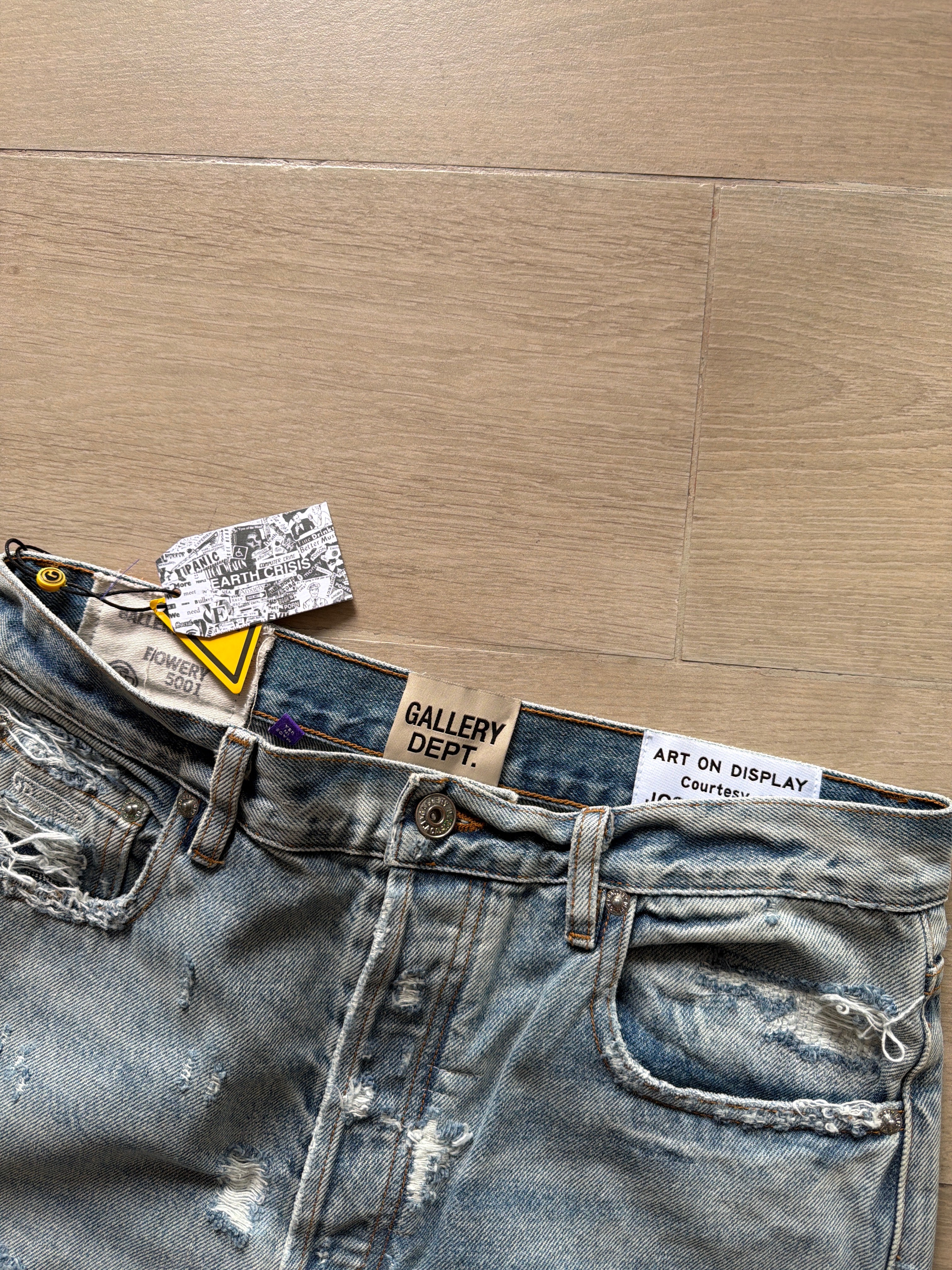 Gallery Dept. Bowery 5001 Distressed Denim Vintage Blue