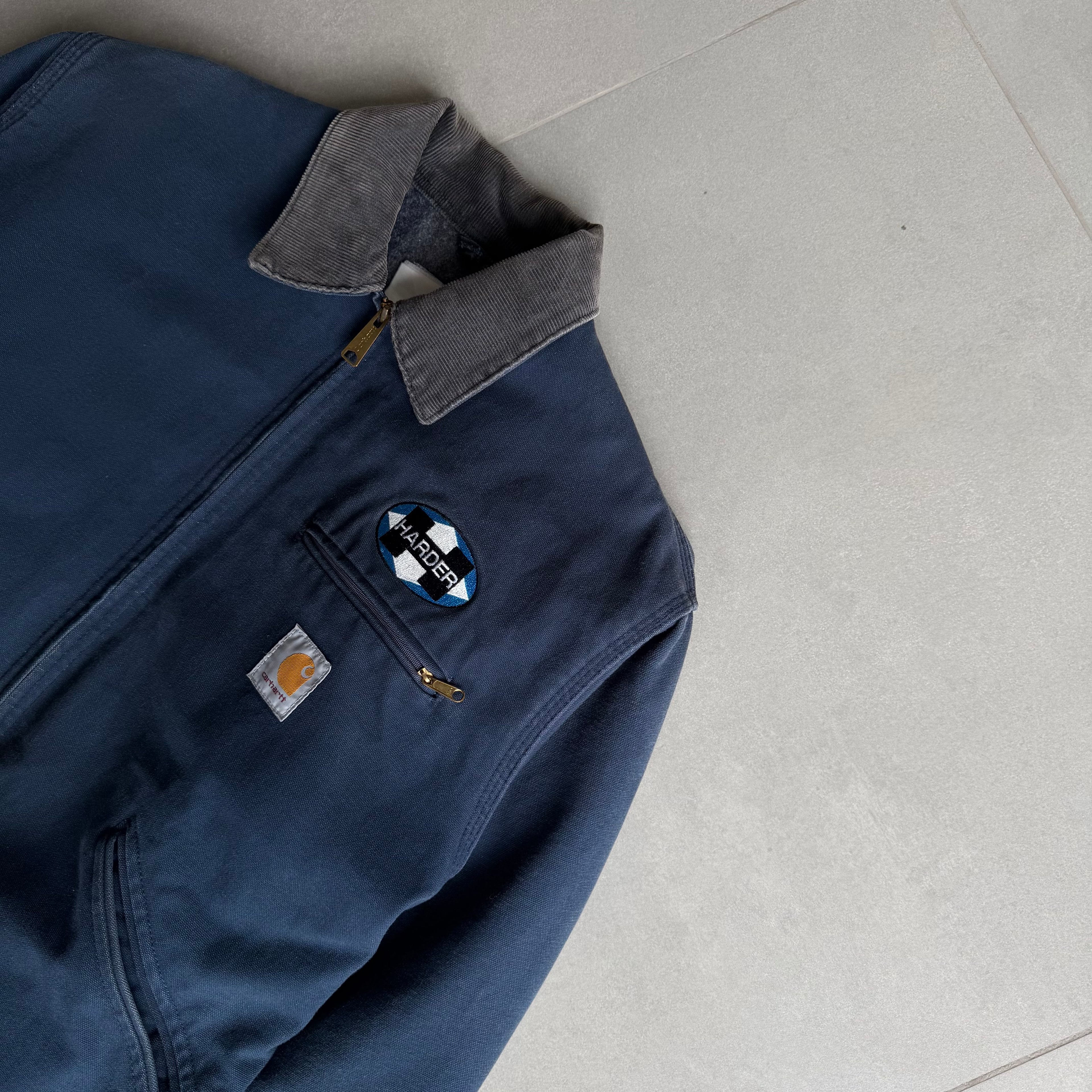 1990s Vintage Carhartt Detroit Jacket Navy “Harder”