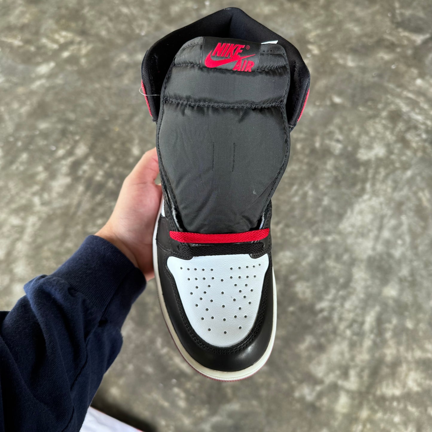 Jordan 1 Retro High OG Black Toe Reimagined