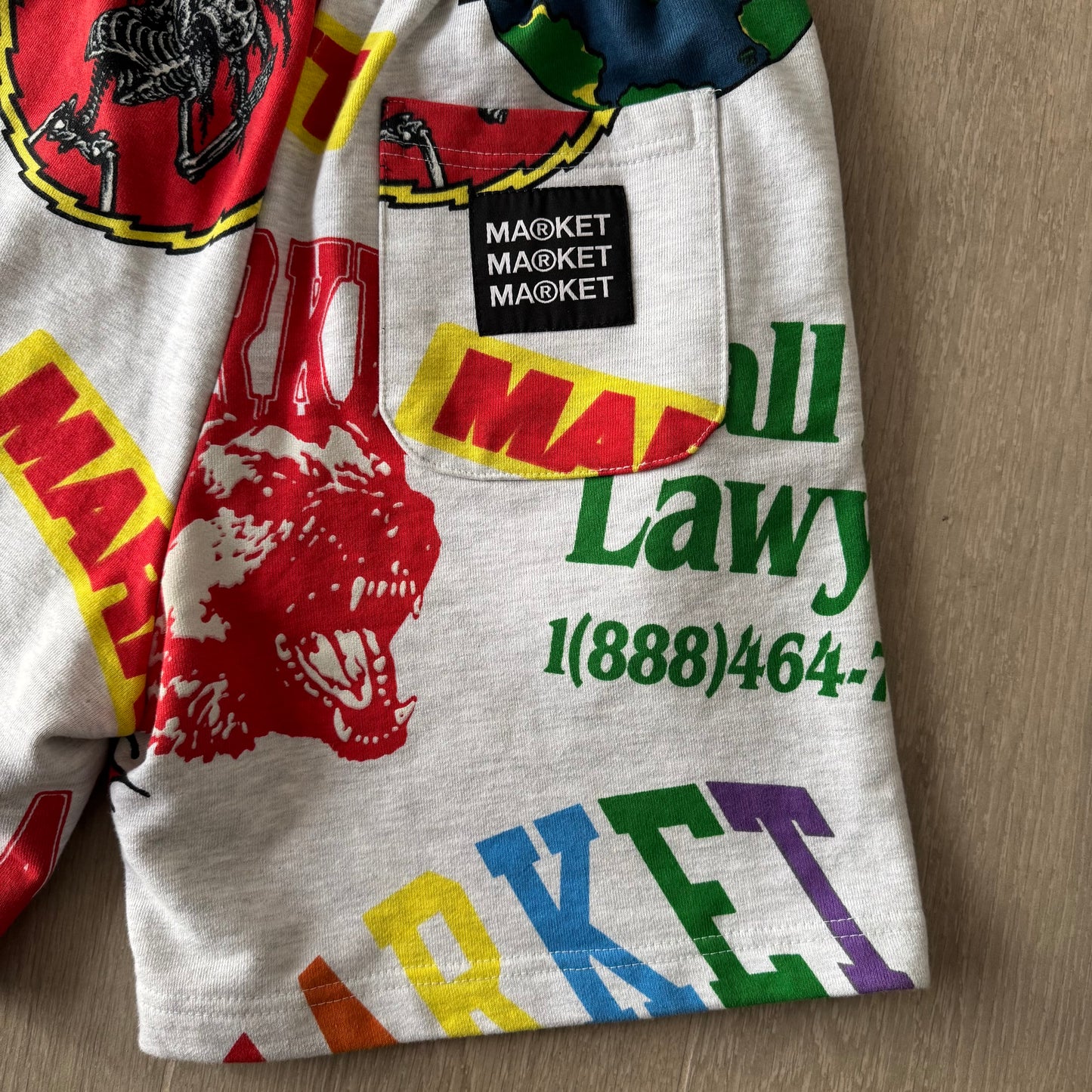 MARKET Monogram AOP Shorts