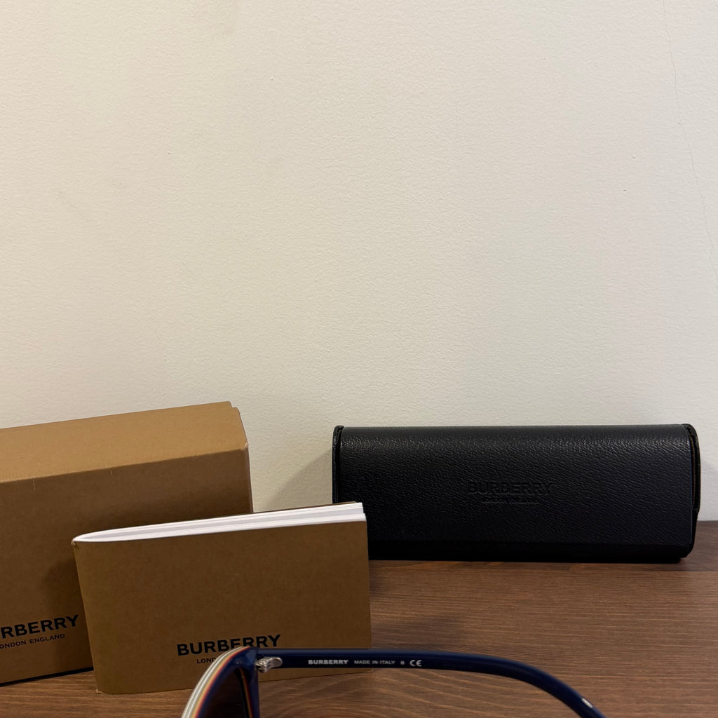 Burberry Sunglasses Check Multilayer Black Grey