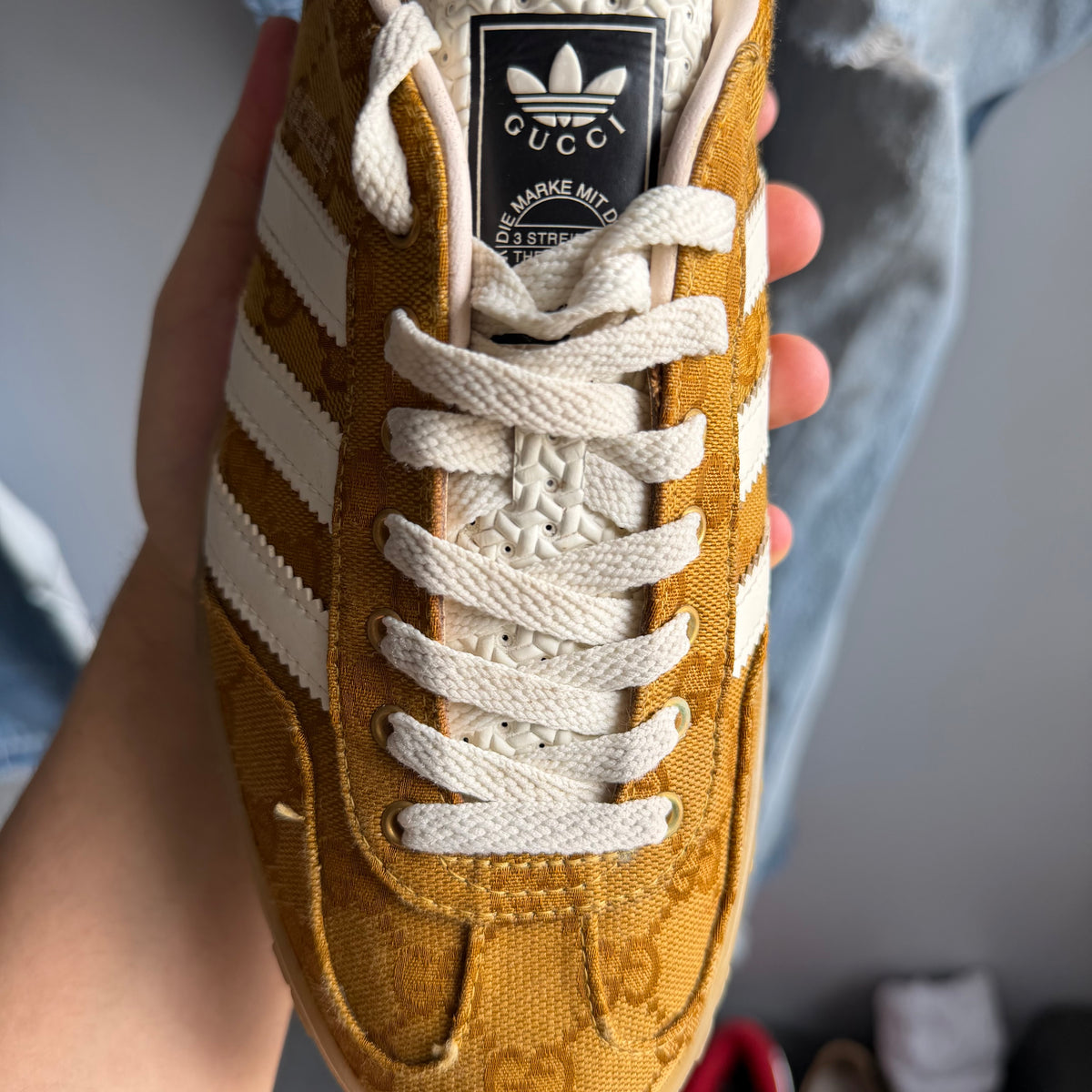 adidas x Gucci Gazelle Original GG Sneakers (9US)