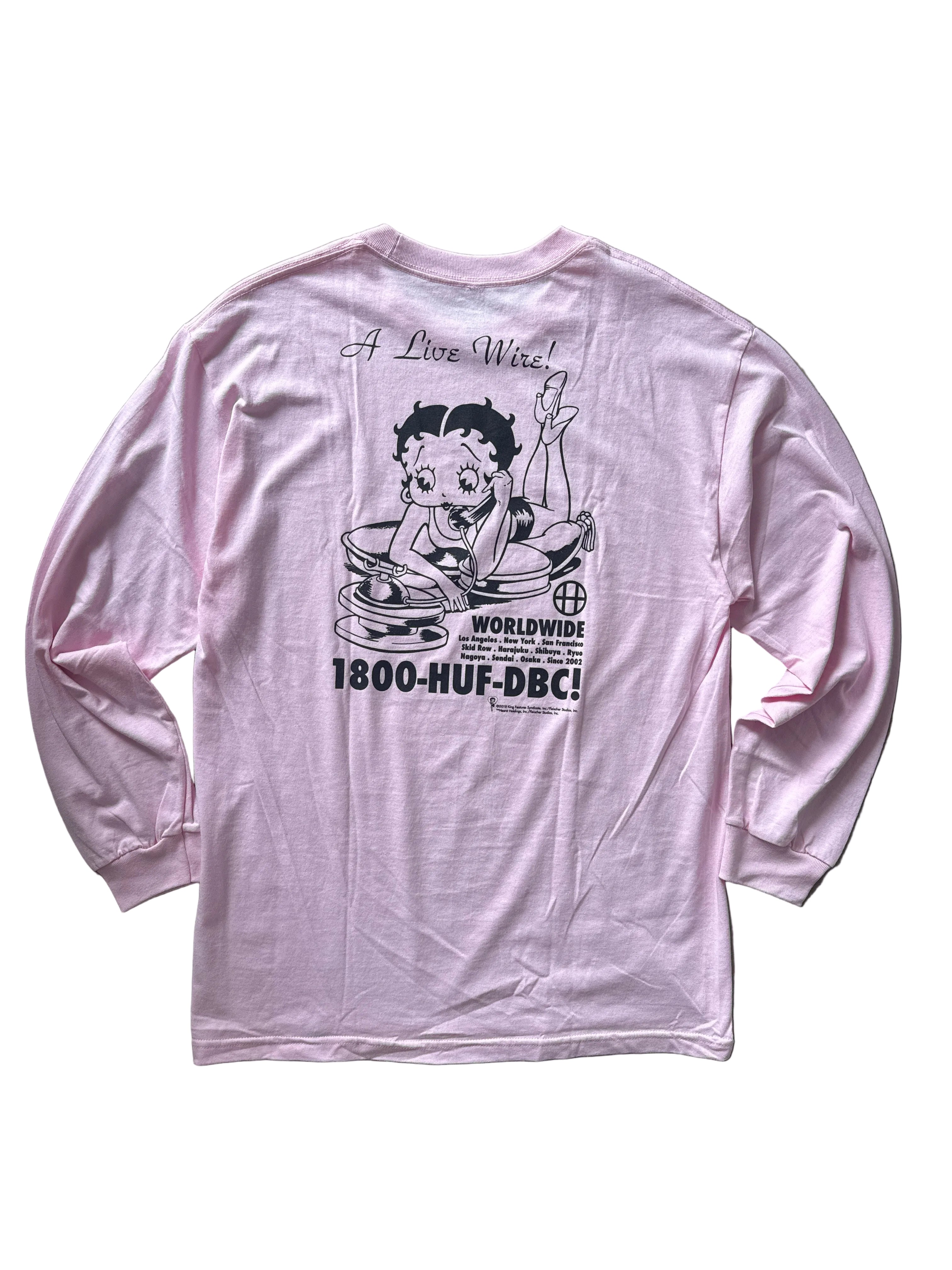 HUF x Betty Boop Pink Longsleeve