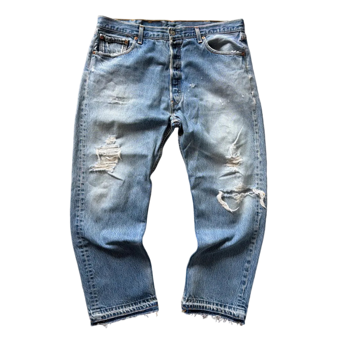 1990s Levi 501 “Distressed” Denim Jeans (37w)