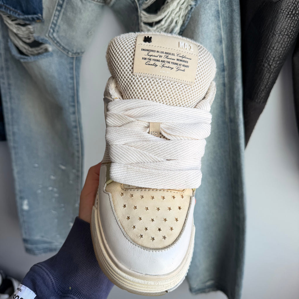 Amiri MA-1 White/Alabaster Sneakers (40EU)