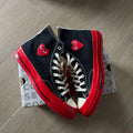 Converse x CDG Play Chuck Taylor 70 Hi Sneakers