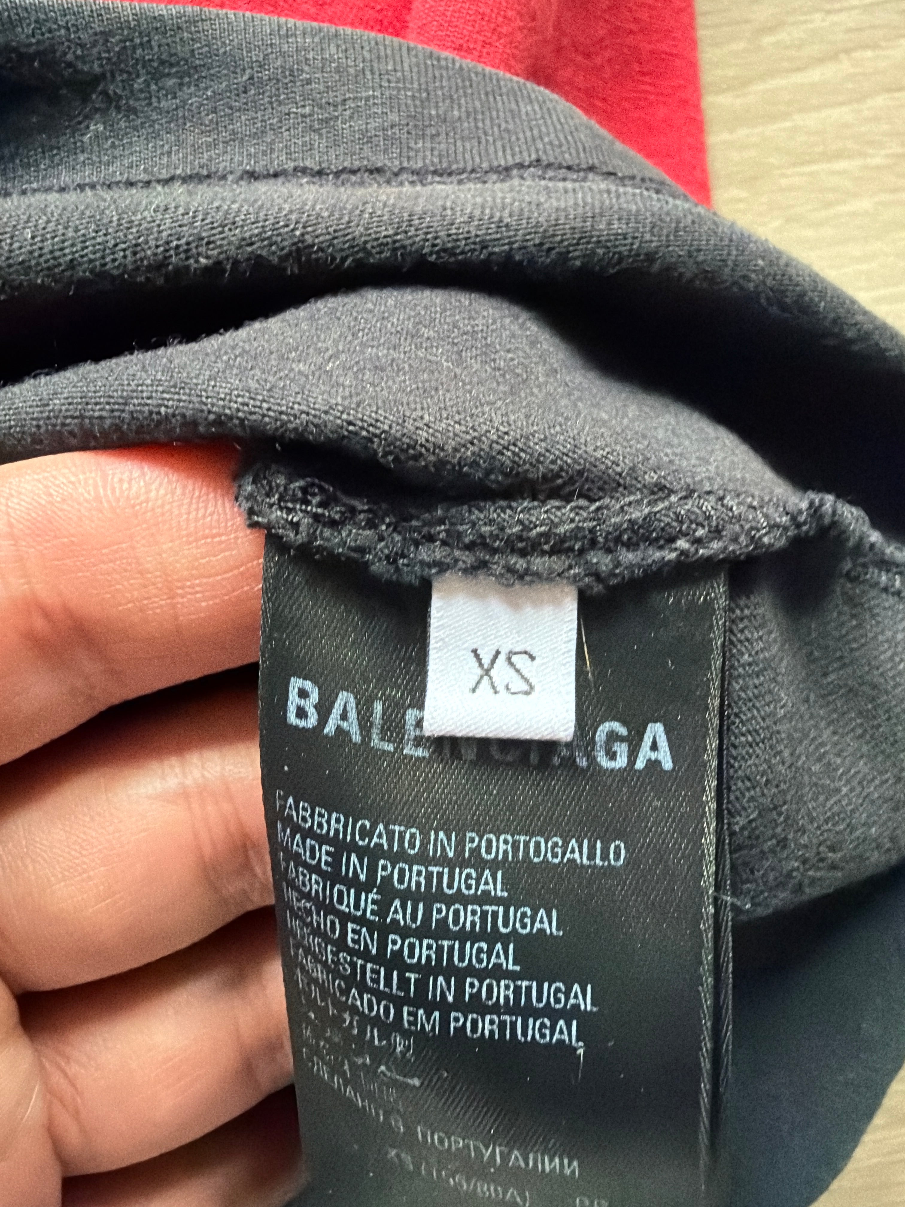 Balenciaga x Adidas Medium Fit Tee Black