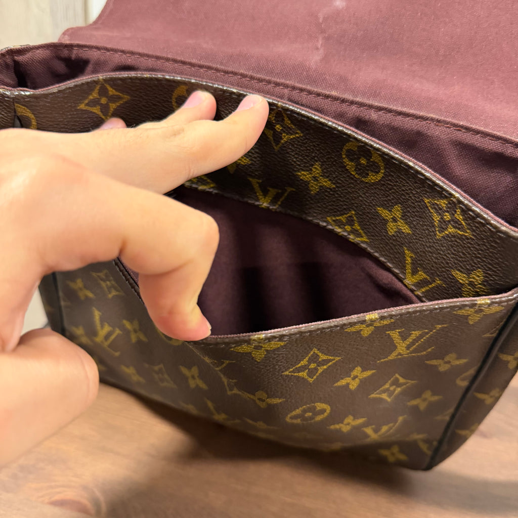 Louis Vuitton District Messenger Bag PM Brown Macassar Monogram Canvas