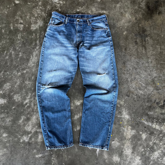 Vintage Baggy Levis 550 Distressed Denim Jeans