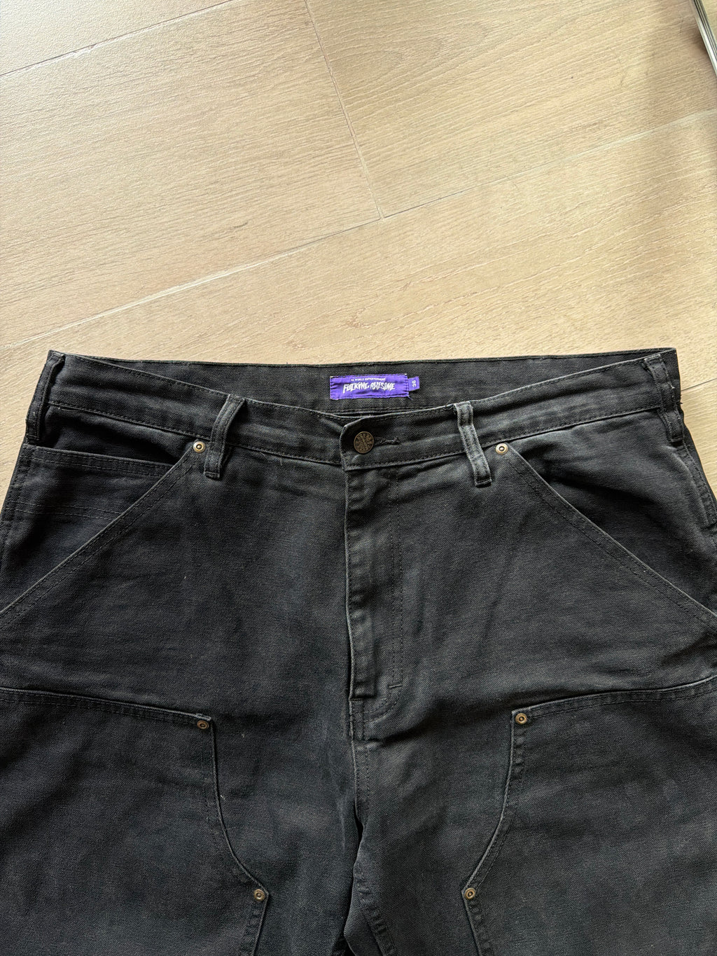 Fucking Awesome Double Knee Pants Black