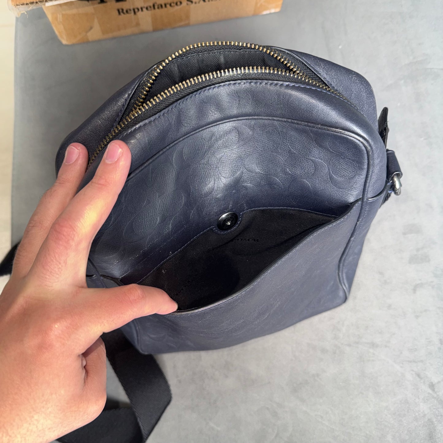 Coach Monogram Side Bag