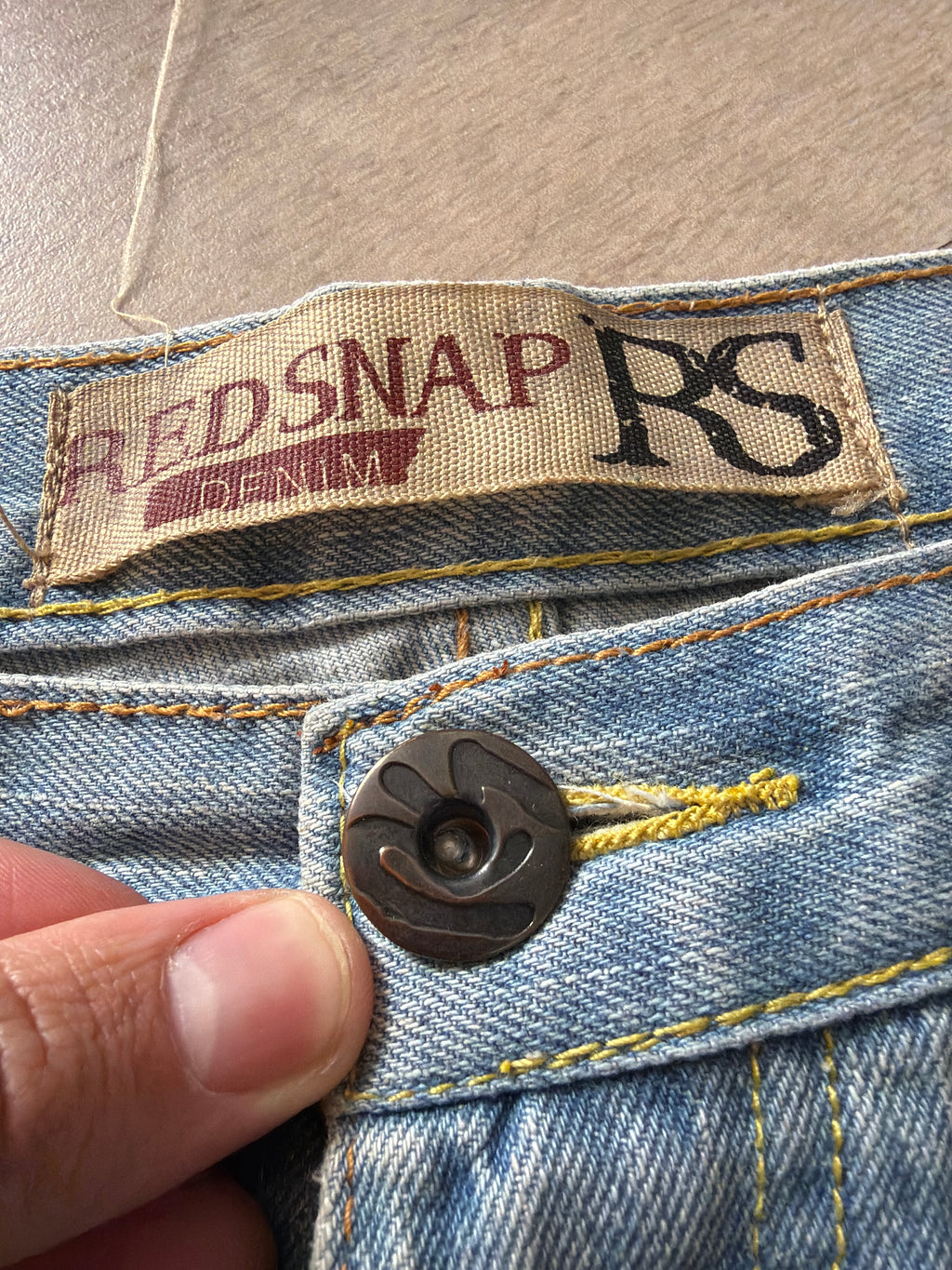1990s Redsnap Denim Trashed Jeans