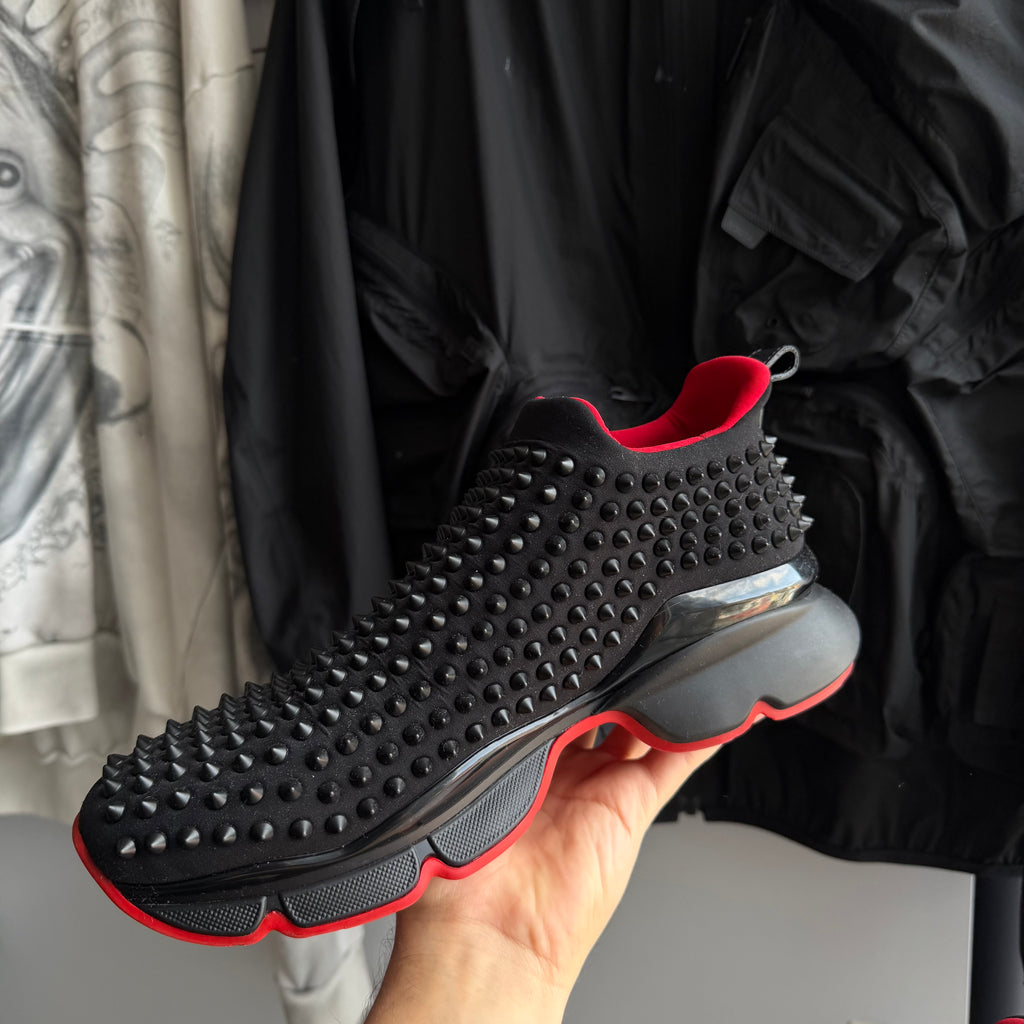 Christian Louboutin Spike Sock Black