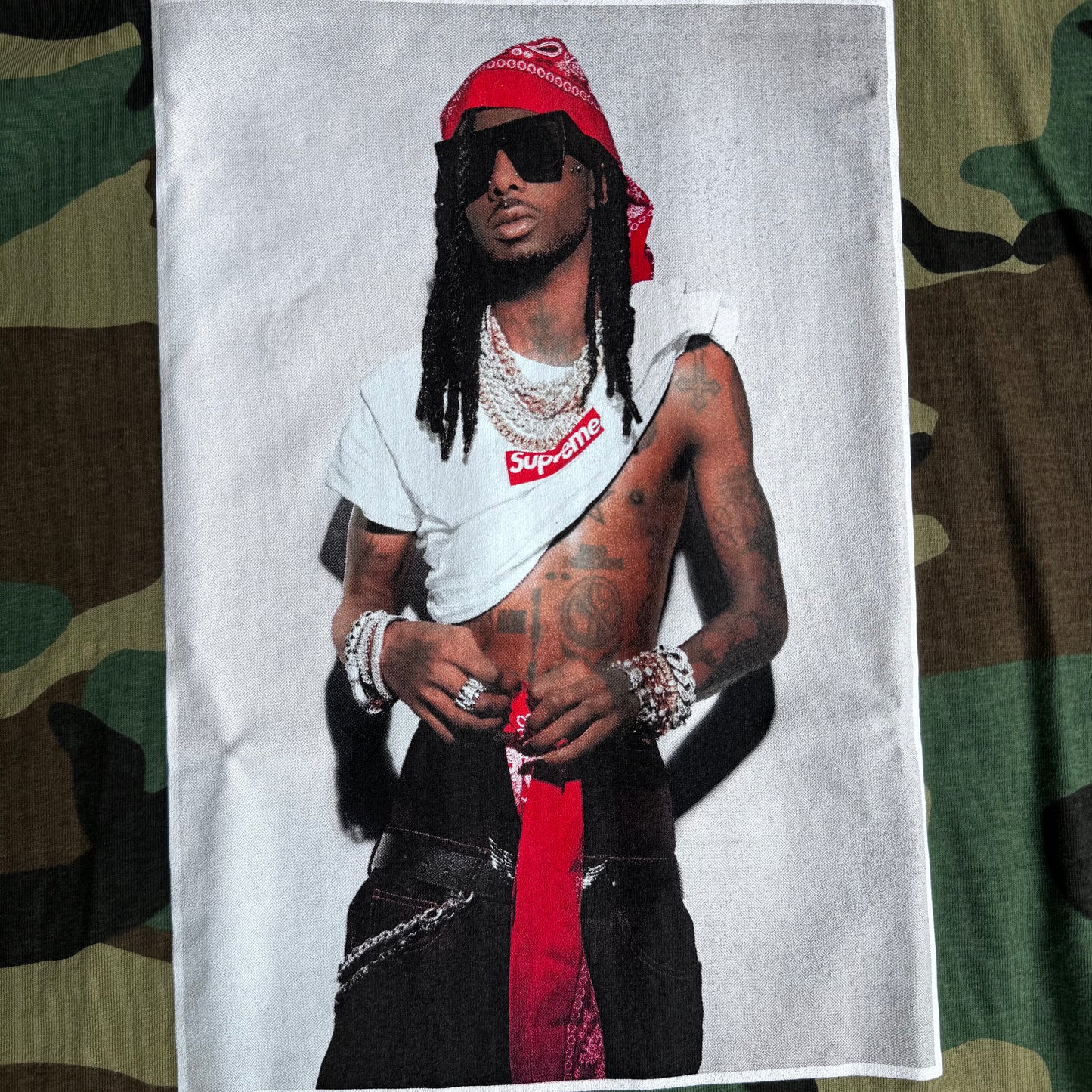 Supreme Playboi Carti Camo Tee