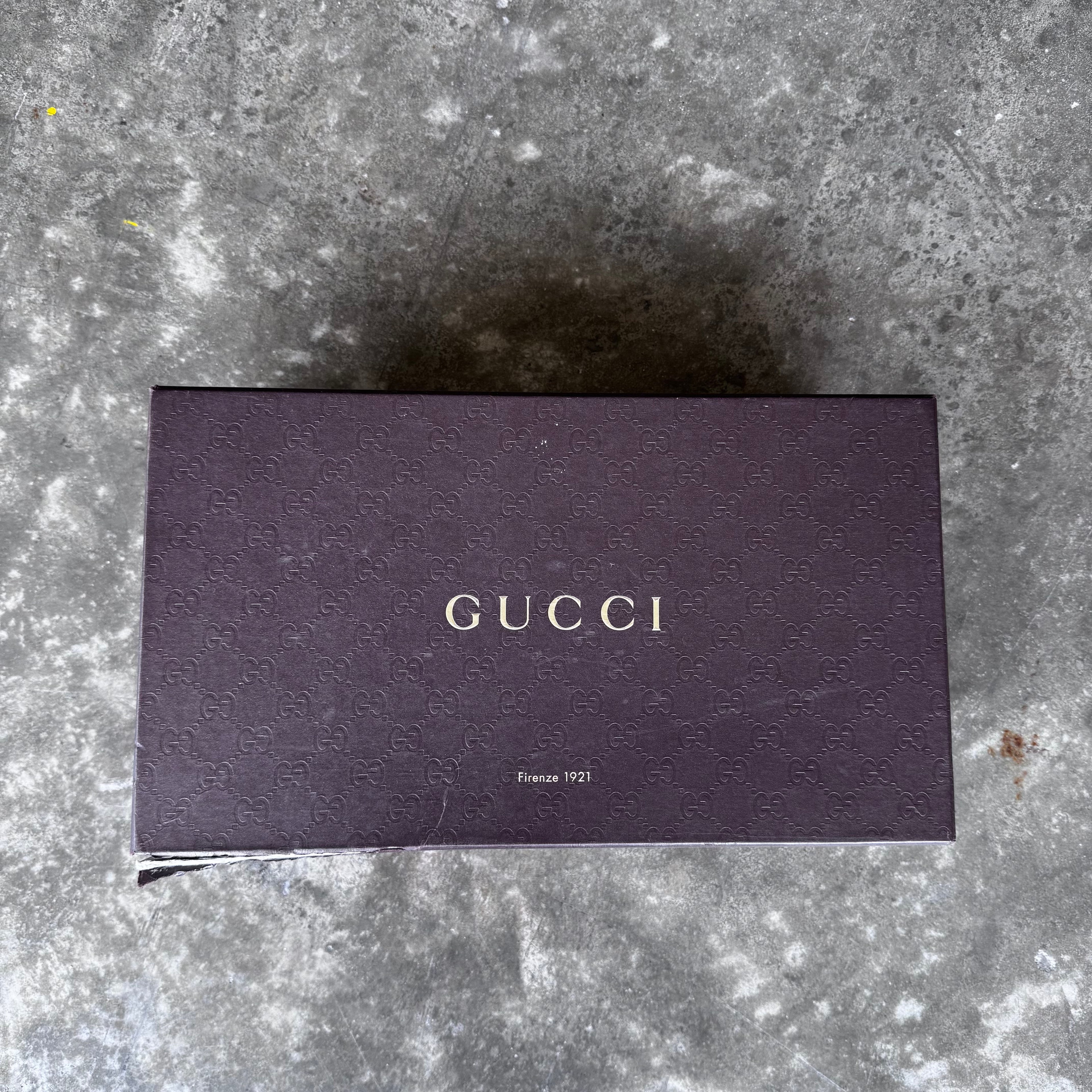 Gucci Limited Edition America Blue Suede Sneakers