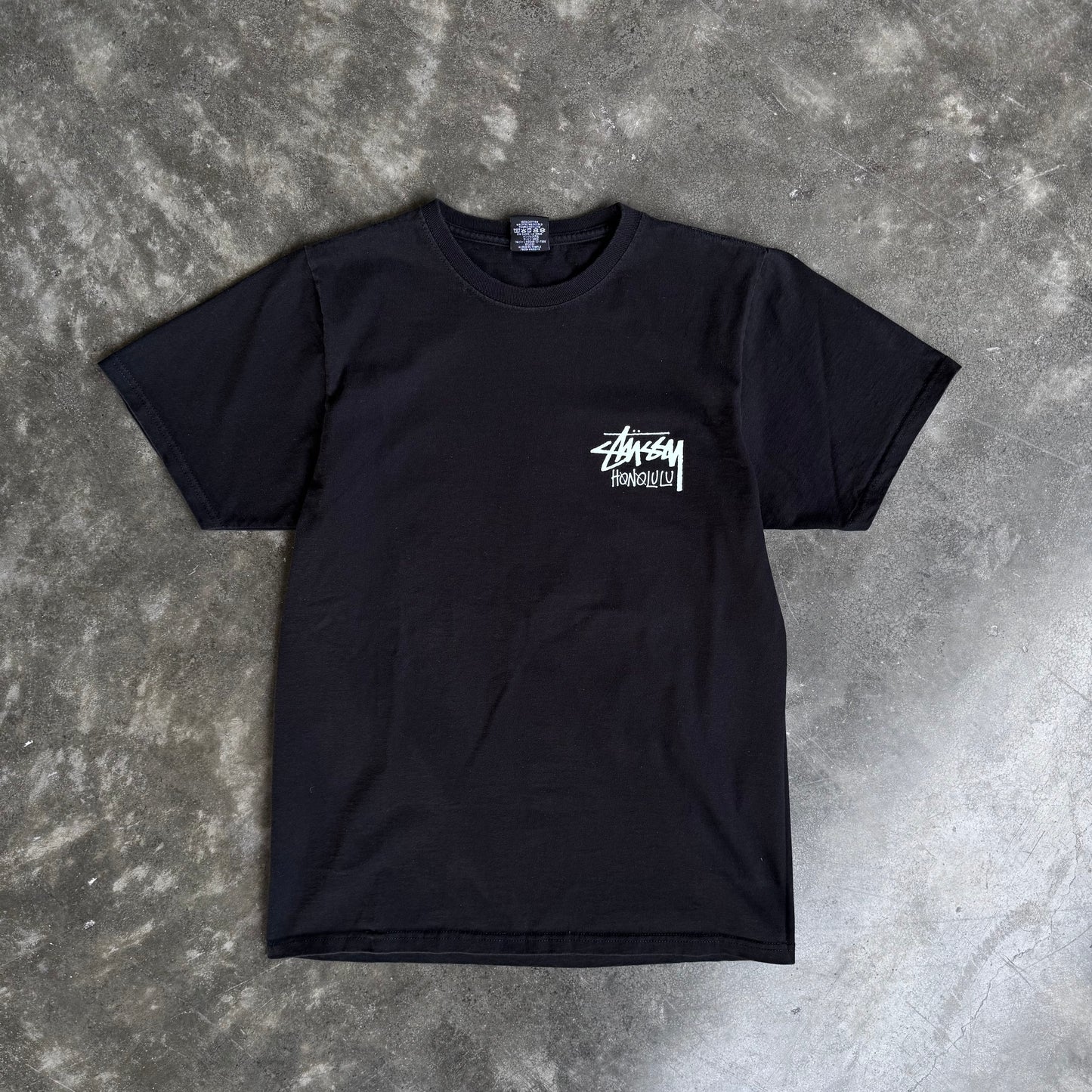 Stüssy Honolulu Black Tee