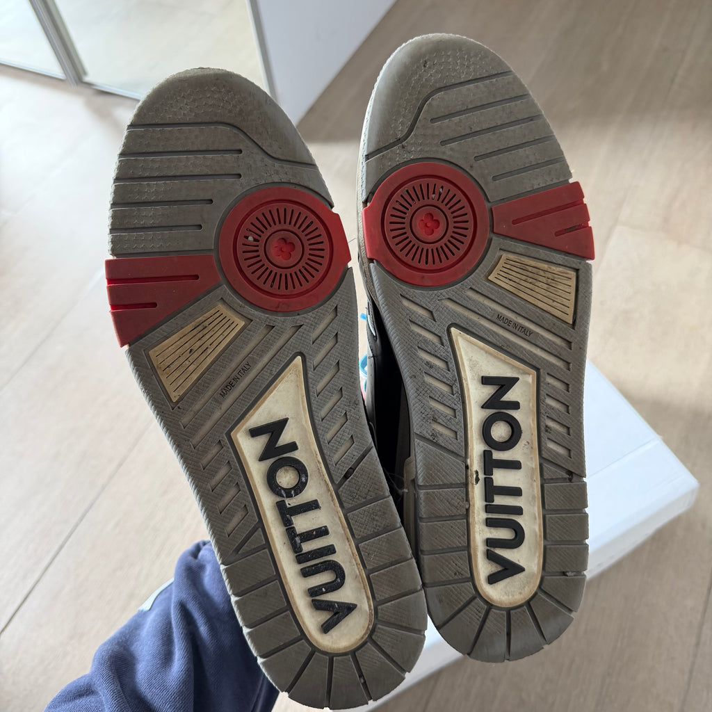 SS21 Louis Vuitton Upcycled Trainers Pink Multi *Virgil Abloh* (8.5LV)