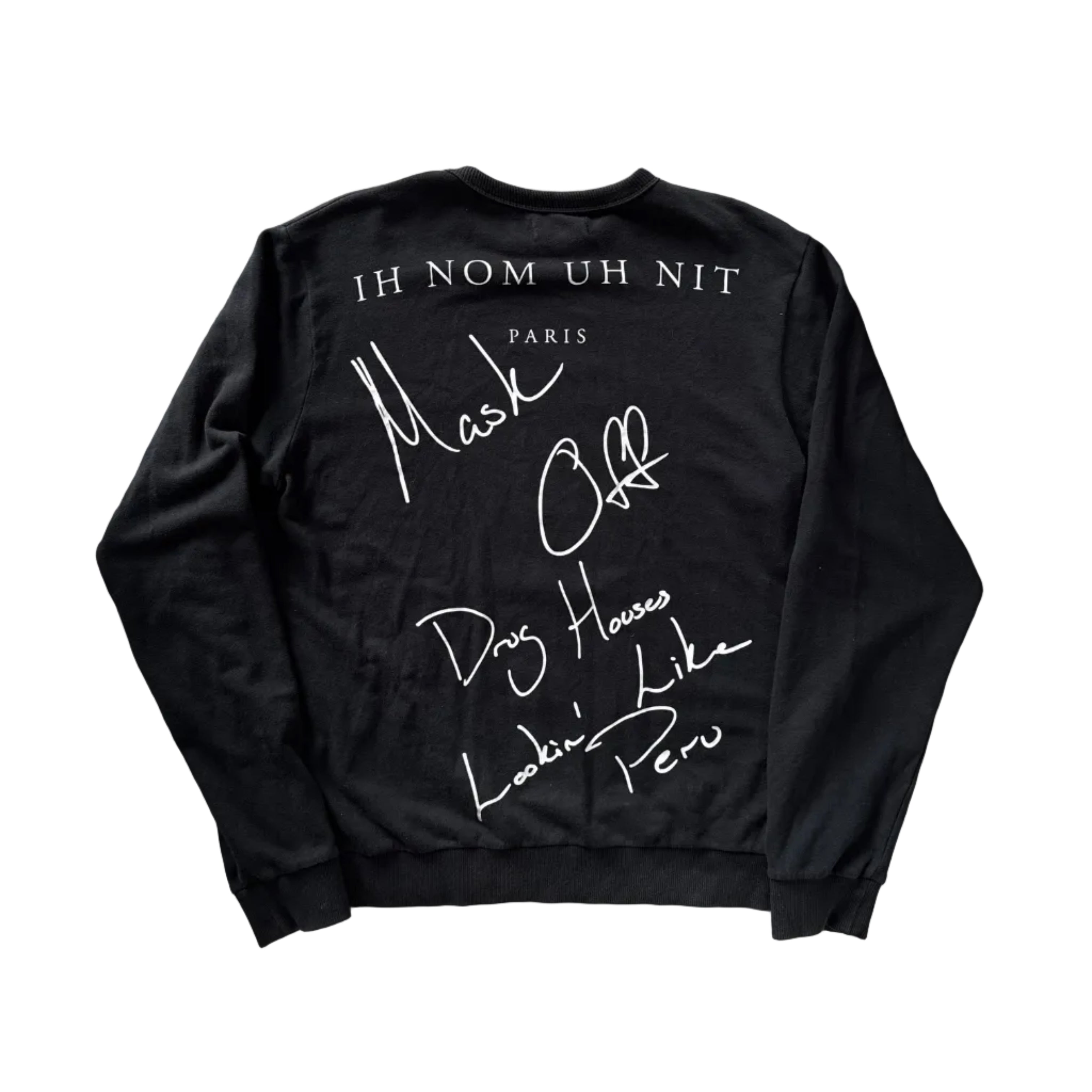 IH NOM UH NIT Future Mask Off Crewneck