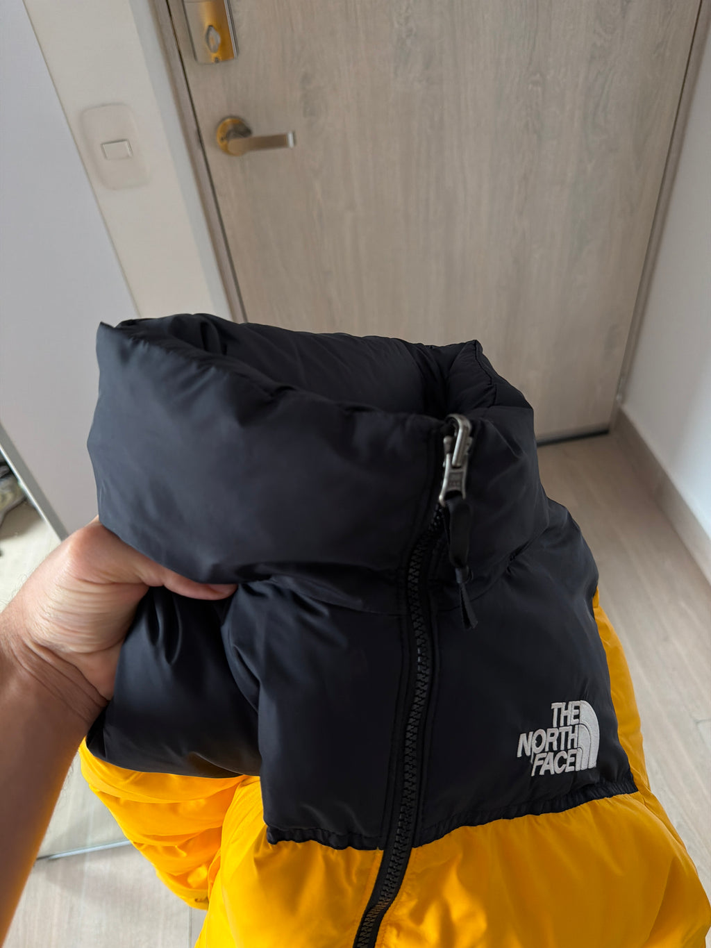 The North Face Nuptse 700 Yellow/Black