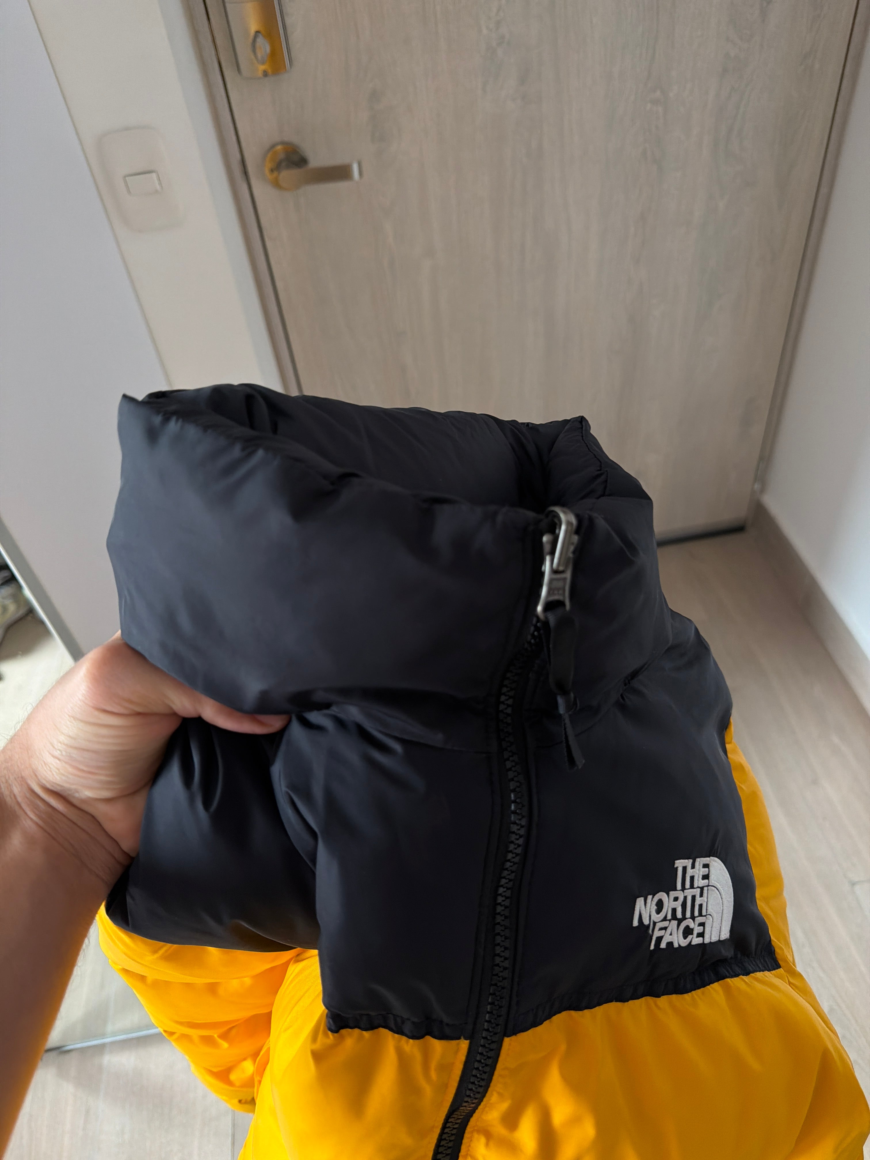 The North Face Nuptse 700 Yellow/Black
