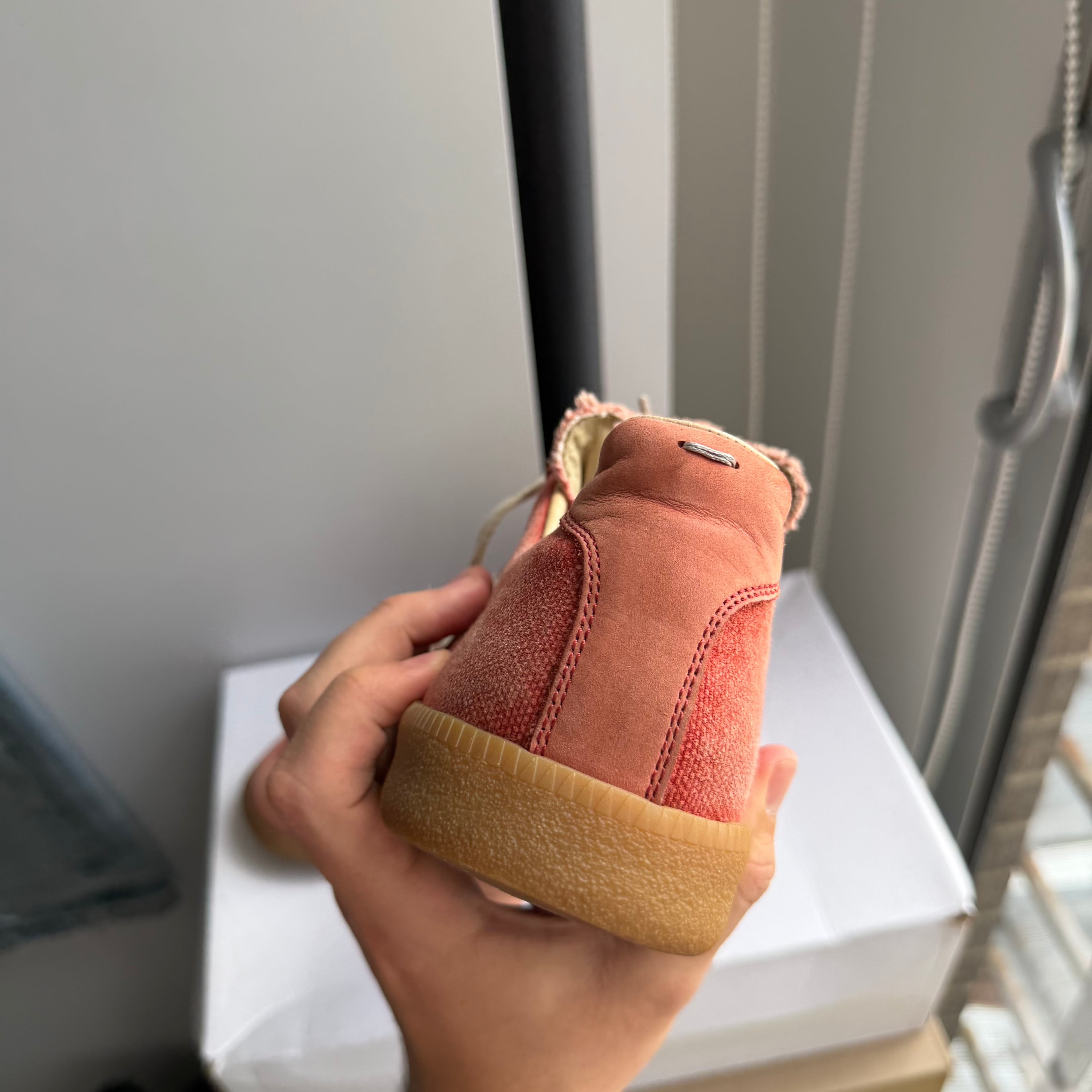 Maison Margiela Replica GAT Sneakers Red Mesh