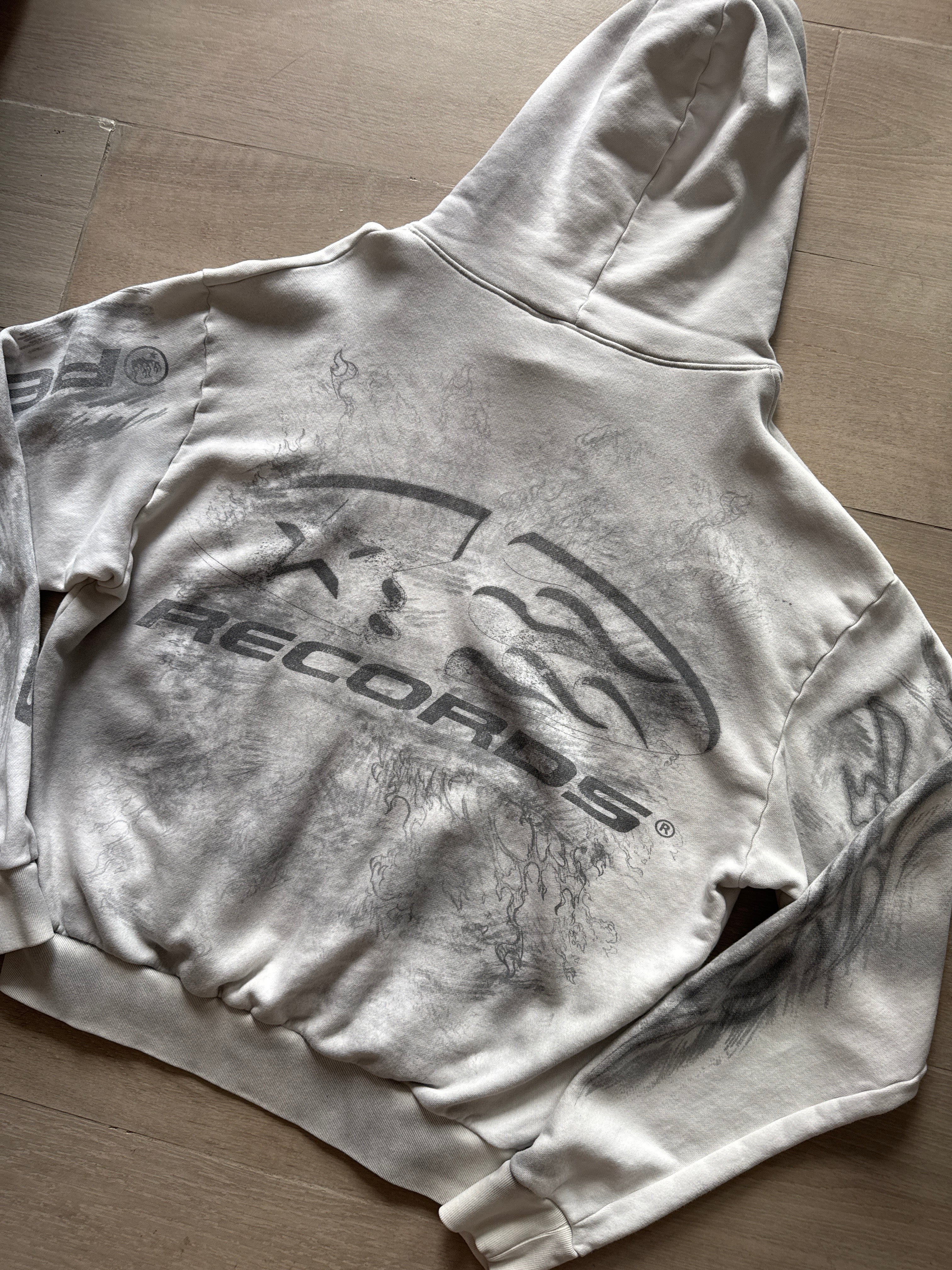 Hellstar Hstar Records Graffiti Hoodie