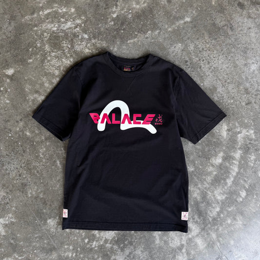 Palace x Evisu Logo Tee Black