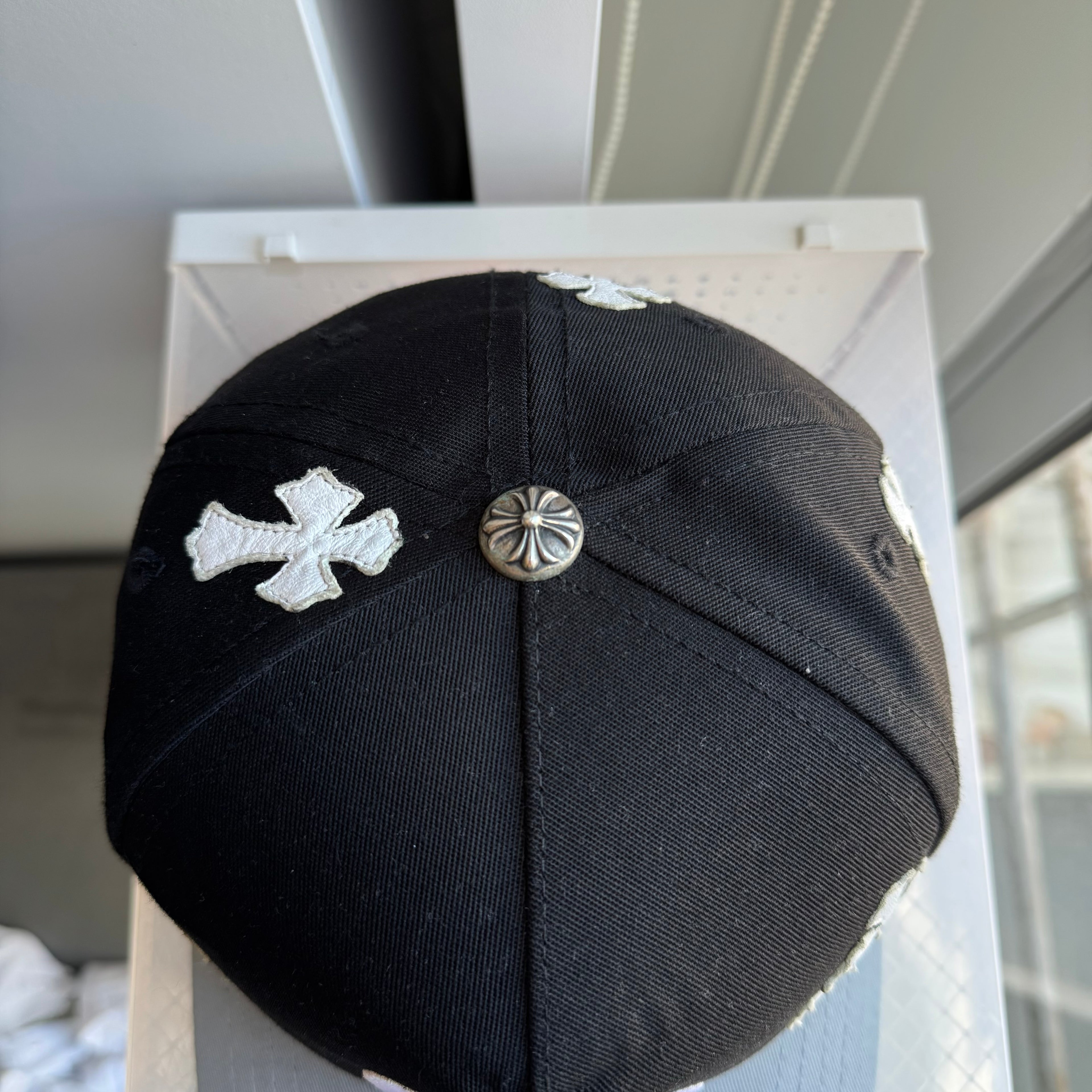 Chrome Hearts Cross Patch Hat Black/Grey