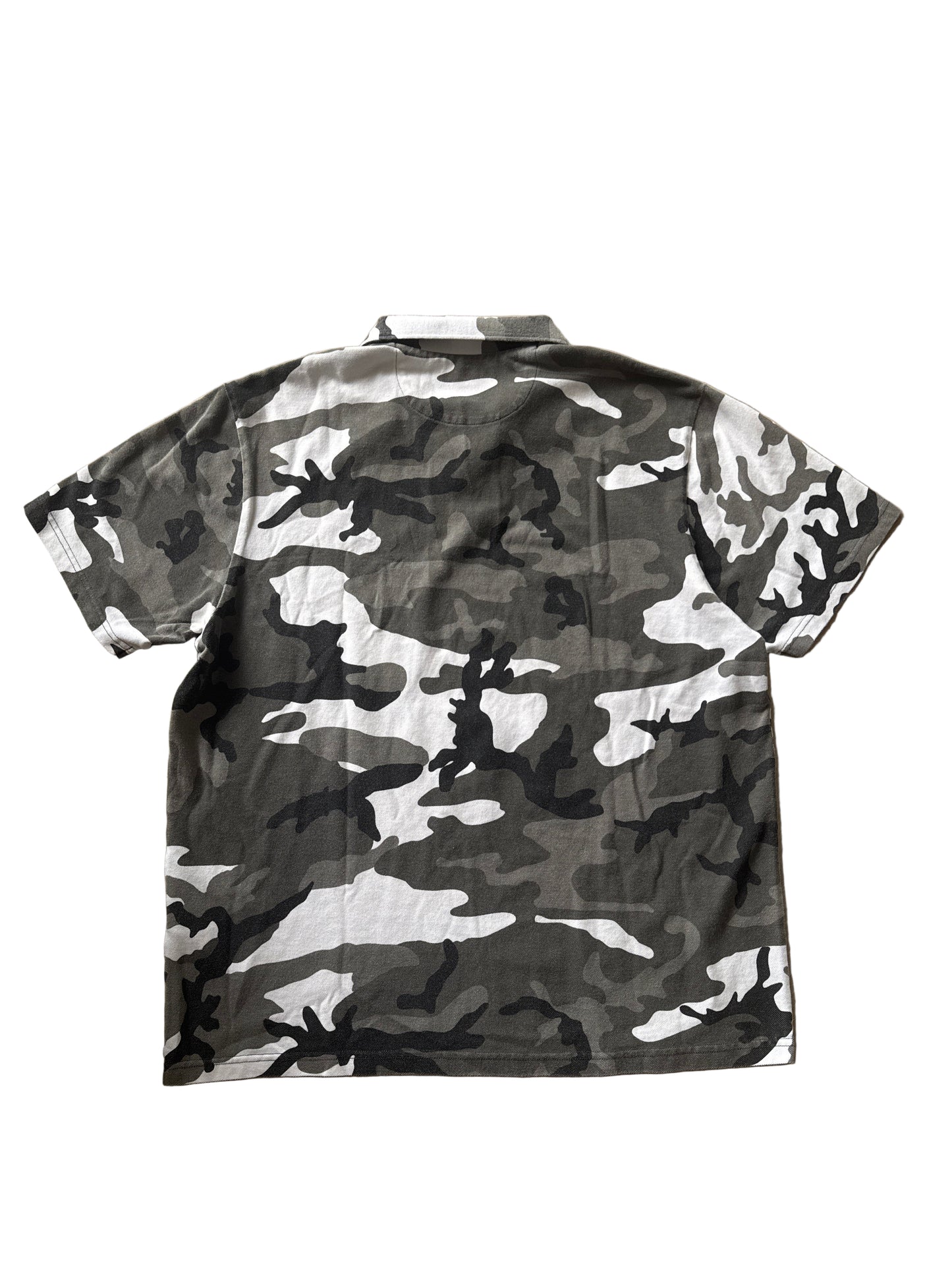 Supreme Washed Camo Polo Snow Camo