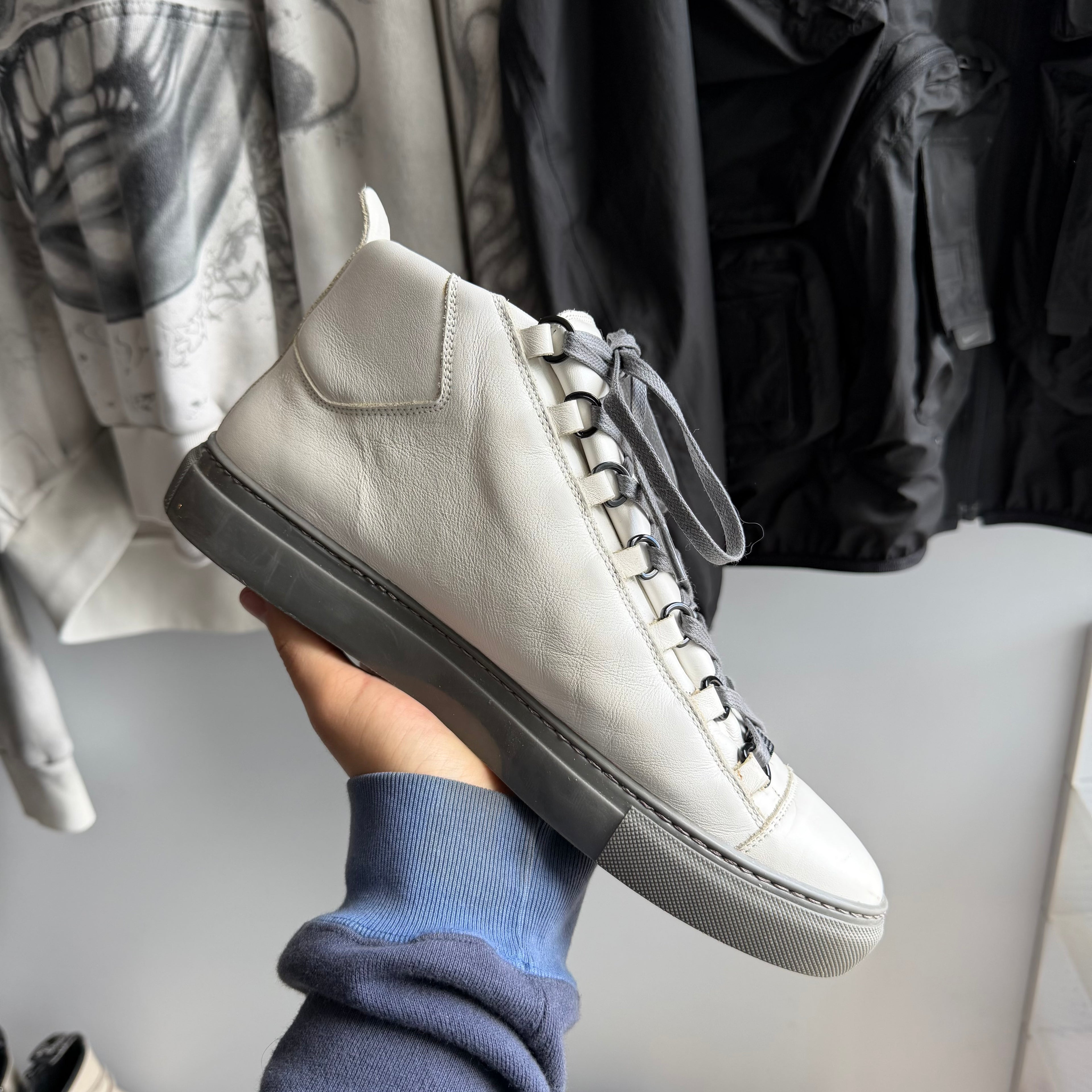 Balenciaga Arena High “White/Grey”