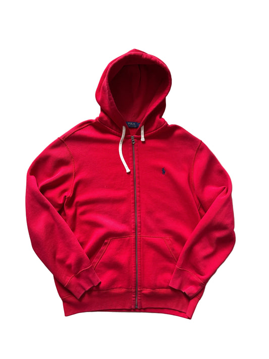 Polo Ralph Lauren Logo Zip-Up Hoodie Red