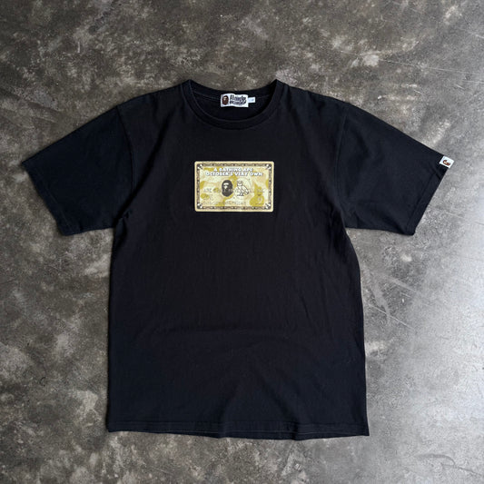 A Bathing Ape x OVO Drake Card Tee Black