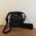 Neighborhood Spiderweb Shoulder Bag Black