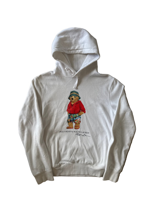 Ralph Lauren Polo Beat Beach Boy White Hoodie