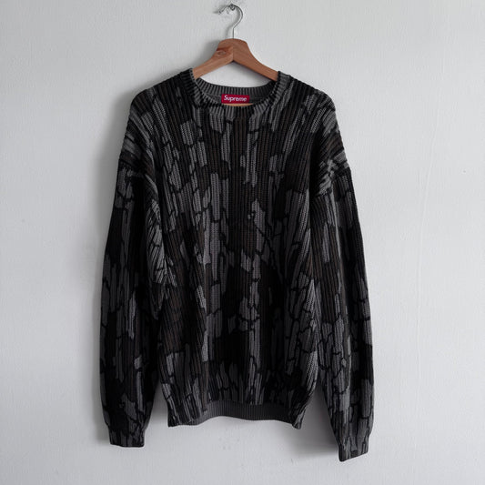 Supreme Ol English Mossy Oak Camo Printed Sweater