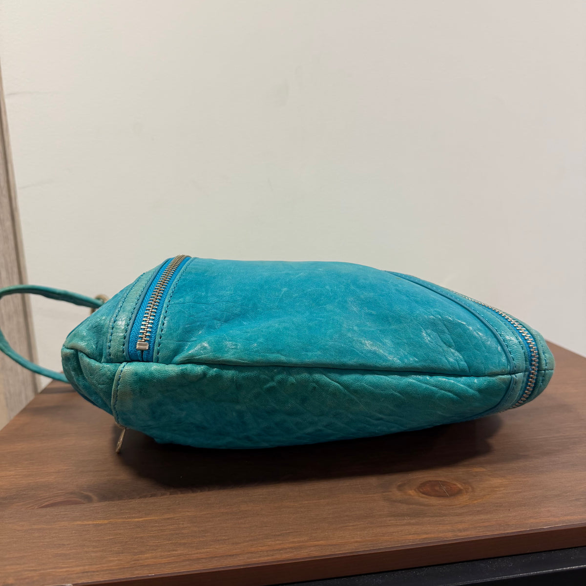 2000s Marc By Marc Jacobs Leola Zip Aqua Teal Bag