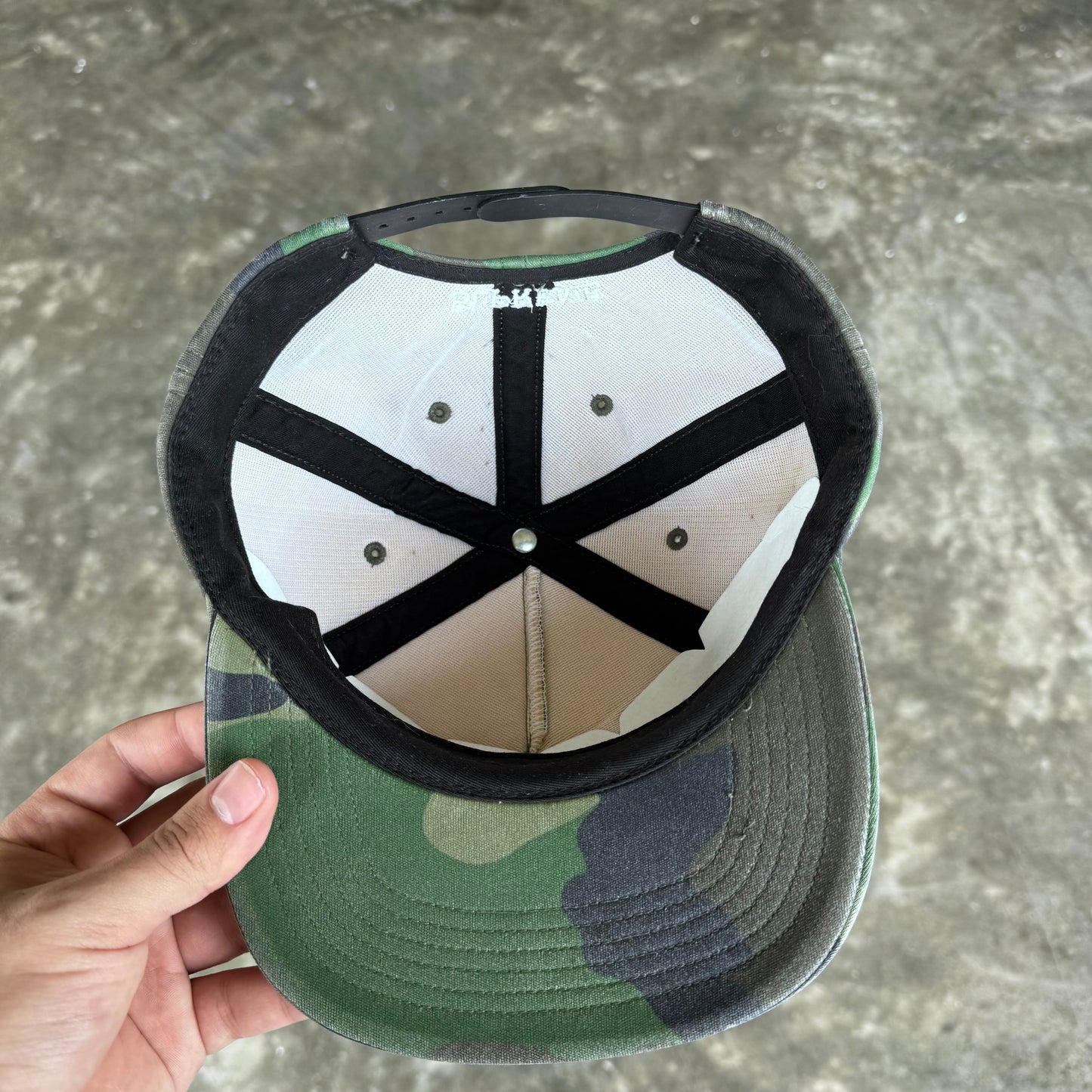 Supreme High Protein Woodland Camo 5-Panel Hat