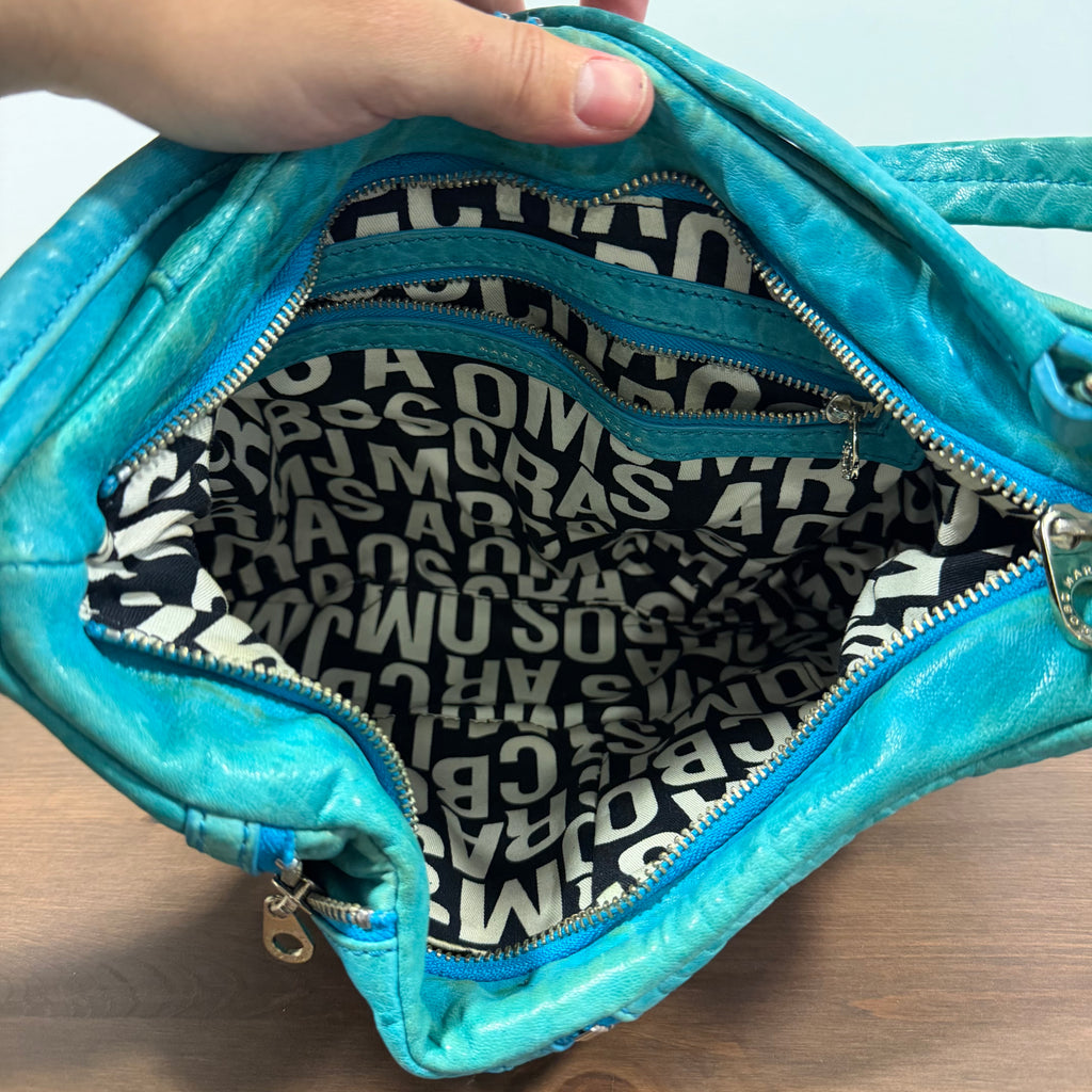 2000s Marc By Marc Jacobs Leola Zip Aqua Teal Bag