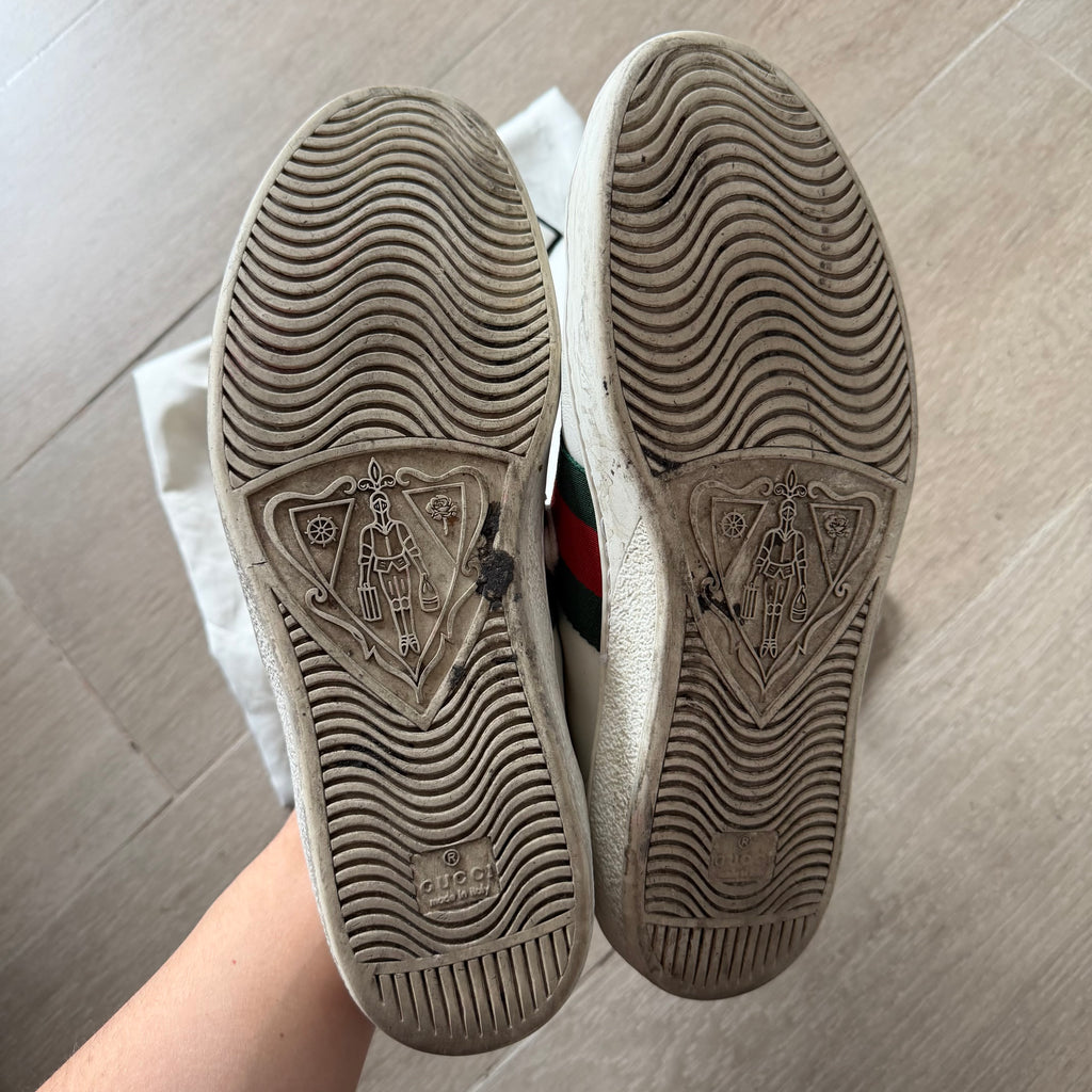 Gucci Ace Bee Sneakers White