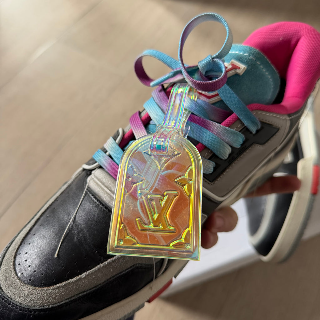 SS21 Louis Vuitton Upcycled Trainers Pink Multi *Virgil Abloh* (8.5LV)