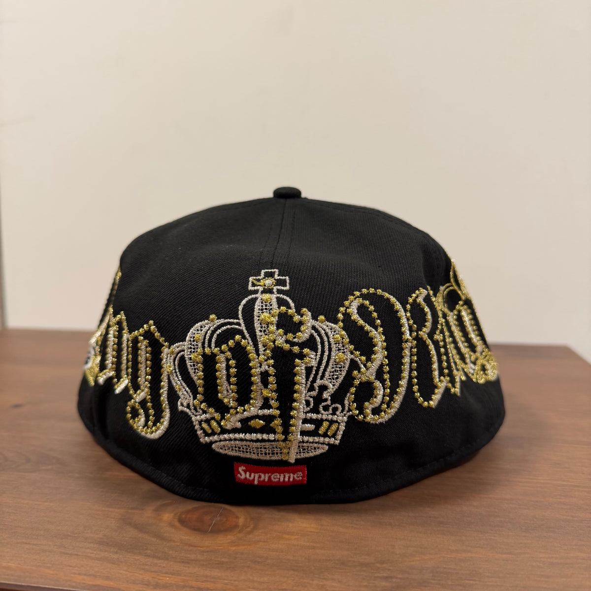 Supreme New Era Crown 59Fifty Fitted Hat Black (7 1/4)
