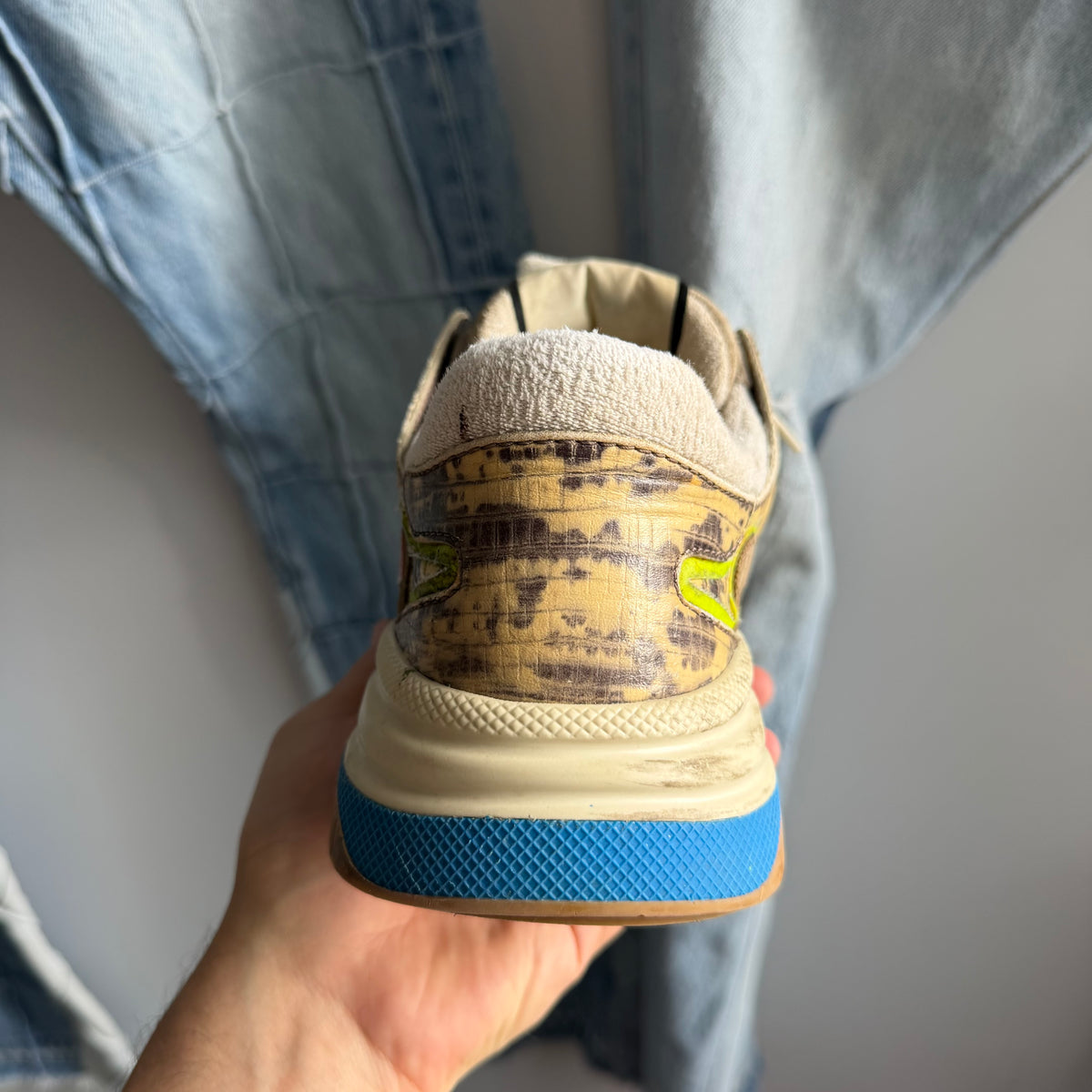 Gucci Ultrapace Rock Tejus Printed Sneakers (8.5US)