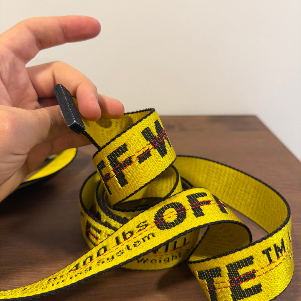 Off-White Industrial Belt Yellow