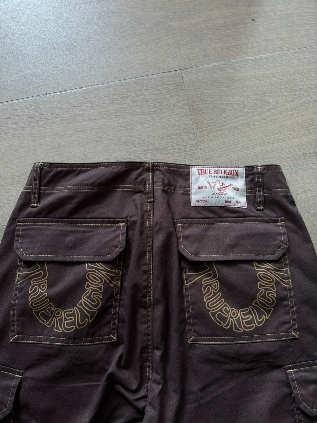 True Religion Cargo Pants Brown