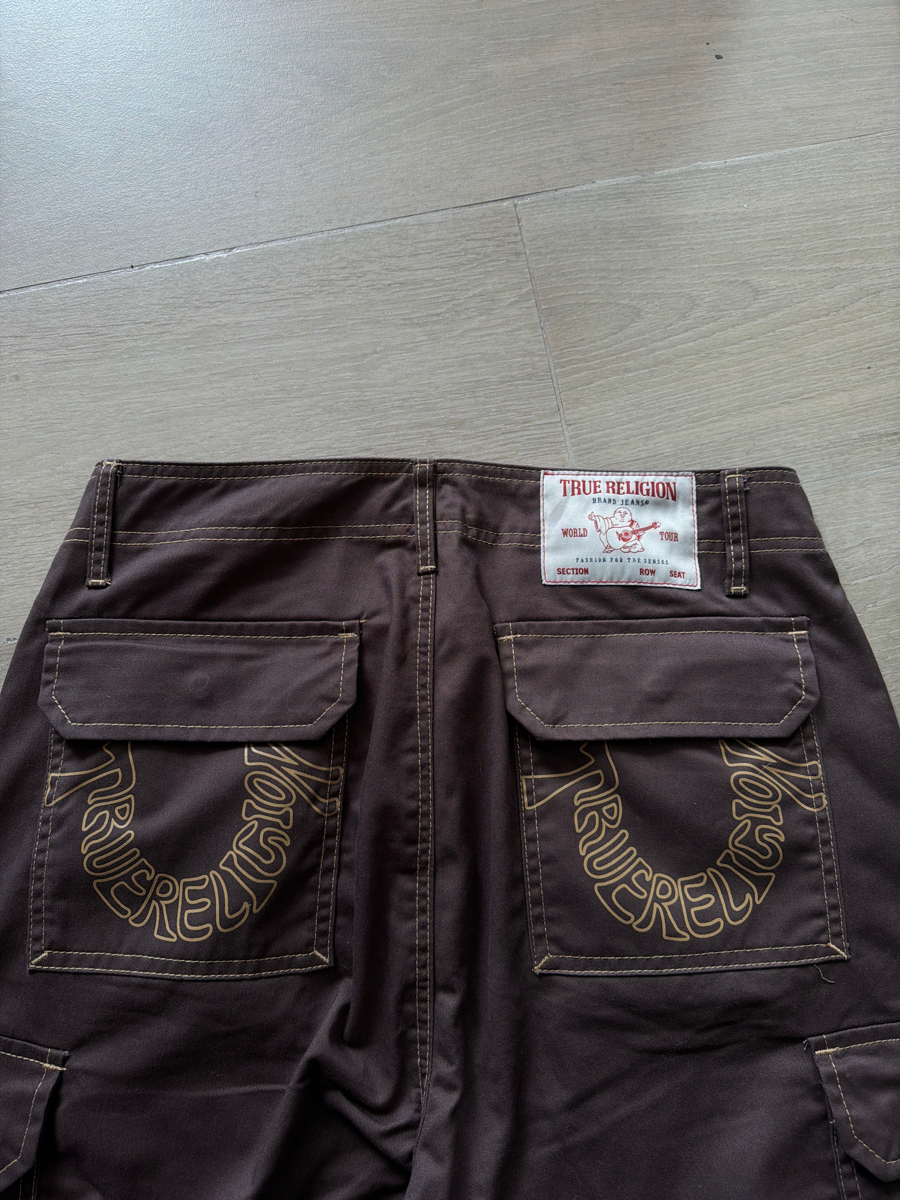 True Religion Cargo Pants Brown